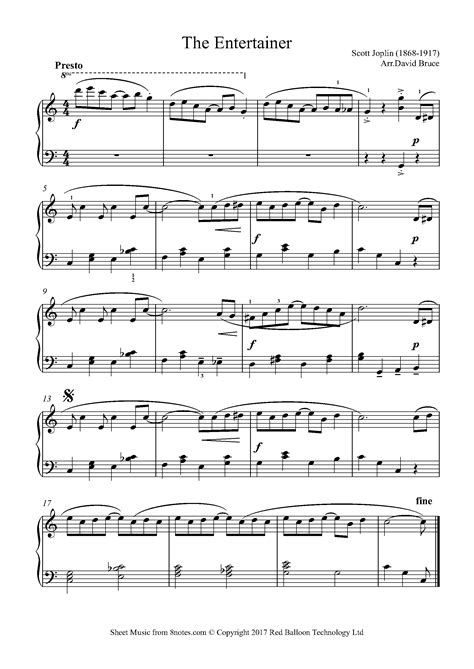 Scott Joplin Easy Piano Classics